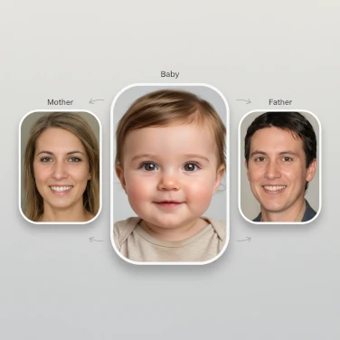 Example A: Mom A + Dad A → Baby A